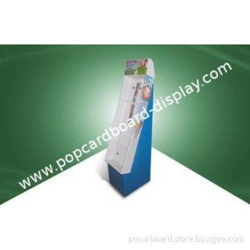 100% Recyclable POP Cardboard Display Hook Display Stand Fo